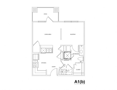 a schematic diagram of a room with different colored lights on it