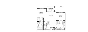 a floor plan of a house showing the bedrooms and the floors