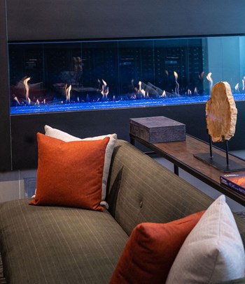 Color changing fire place - Photo Gallery 6