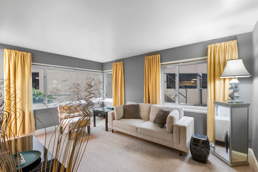 Modern Living Room at Celio Apartments, Portland, OR