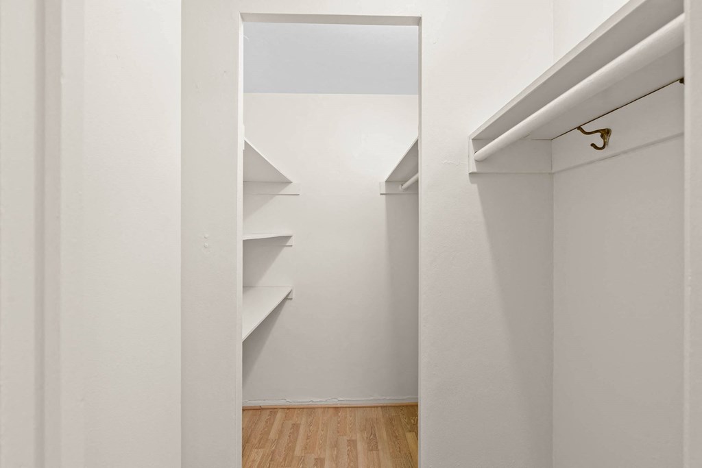 Closet With Shelves at Celio Apartments, Oregon