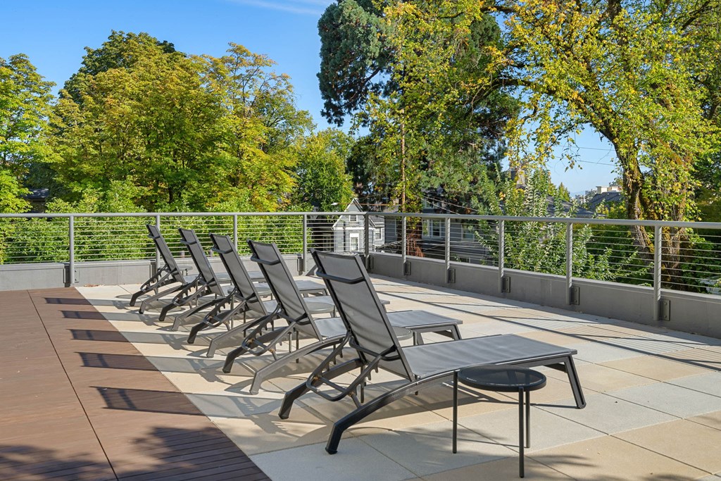 Lounge Chairs at Vista St. Clair, Oregon, 97205