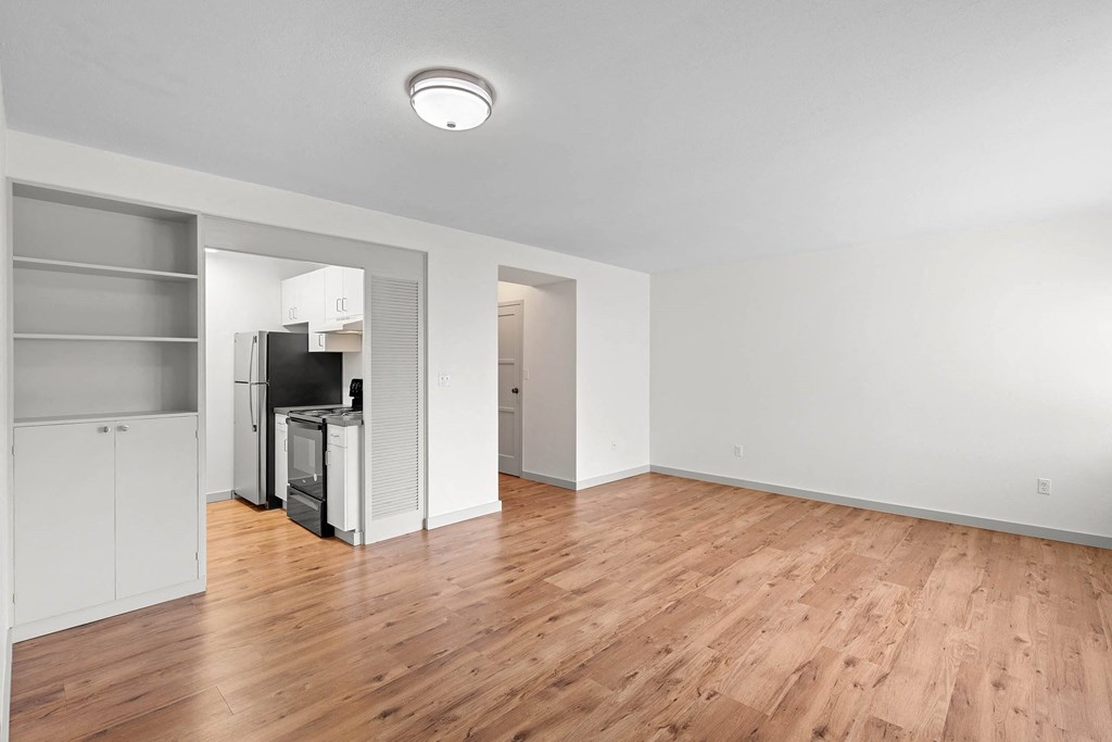 Unfurnished Living Area at Vista St. Clair, Portland, 97205