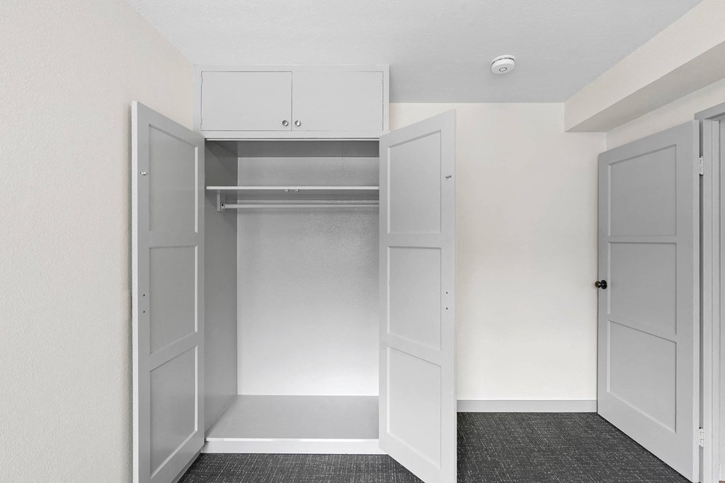 Empty Closet at Vista St. Clair, Oregon, 97205