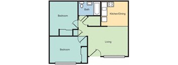 a diagram of a floor plan of a house