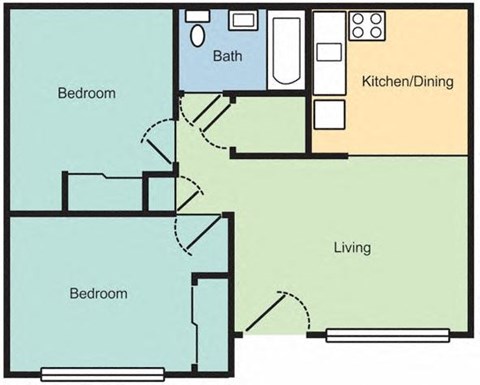 a diagram of a floor plan of a house