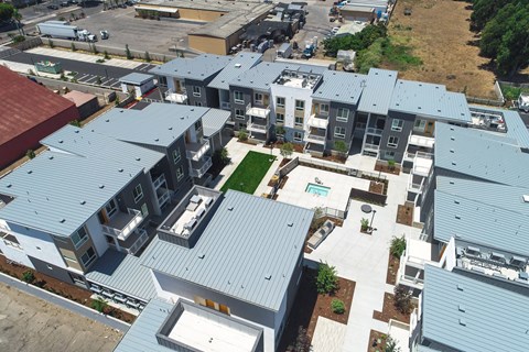 Villas Aerial View