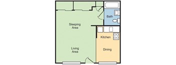 a schematic diagram of a floor plan of a house