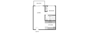 1 Bedroom 1 Bathroom