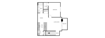 Upper 1 bed 1 bath