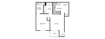 1 Bedroom 1 Bathroom - Lower