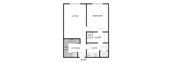 1 Bedroom 1 Bathroom