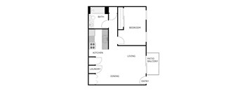 1 Bedroom 1 Bathroom - Apartment