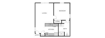 1 Bed 1 Bath