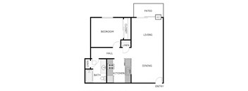 1 Bedroom 1 Bathroom - Income Restricted