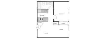 1 Bedroom 1 Bathroom