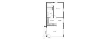 One Bedroom One Bathroom