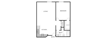 1 Bedroom 1 Bathroom