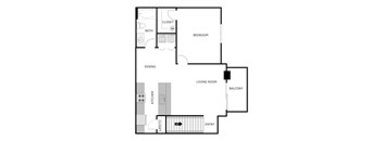 1 Bed 1 Bath - Upper