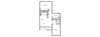 1 Bedroom 1 Bathroom - Large