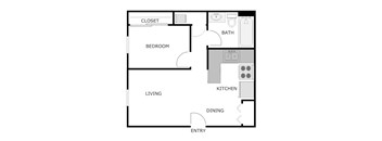 1 Bedroom 1 Bath