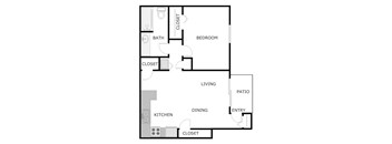 1 BED 1 BATH