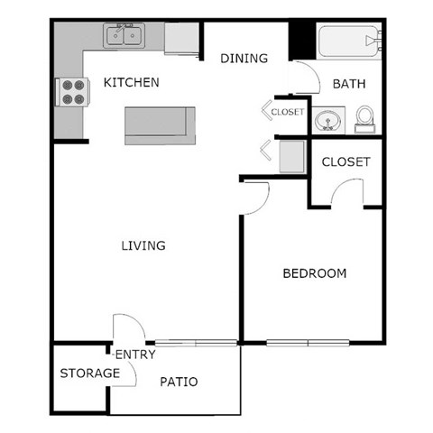 575 Slifer Street Studio-3 Beds Apartment for Rent - Photo Gallery 15