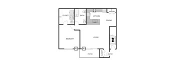 1 Bedroom 1 Bathroom - Detached Garage