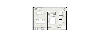 1 Bed 1 Bath