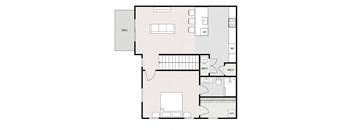 One Bedroom  One Bathroom