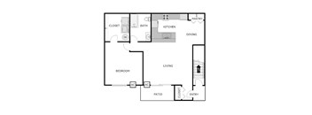 1 Bedroom 1 Bathroom - Lower