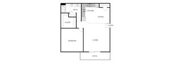 1 Bed 1 Bath - Lower