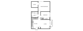 2 Bedroom 1 Bathroom