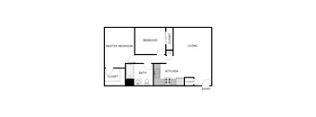 2 Bedroom 1 Bathroom