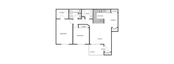 2 Bedroom 1 Bathroom - Lower