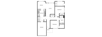 2 Bedroom 1 Bathroom