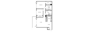 2 Bedroom 2 Bath Lower