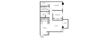 Lower 2 bed 2 bath