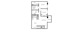 2 Bedroom Upper