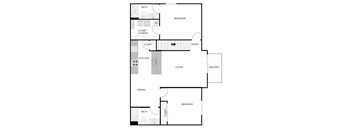 2 Bedrooms 2 Bathrooms Upper Split