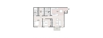 2 Bedroom 2 Bathroom - Lower