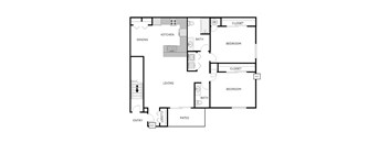 2 Bedroom 1.5 Bathroom - Detached Garage