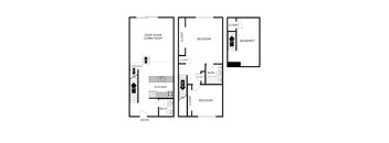 2 Bedroom 1.5 Bathroom Townhome