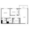 2 Bed 1.5 Bath