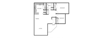 2 Bedroom 1 Bathroom