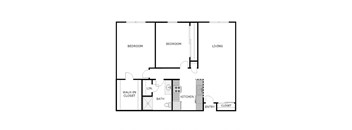 2 Bedroom 1 Bathroom