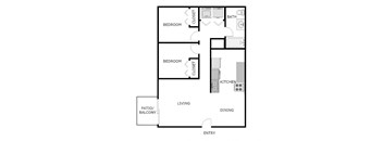 2 Bedroom 1 Bathroom