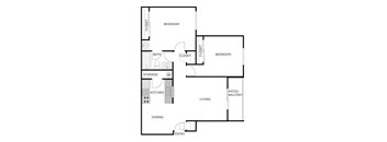 2 Bed 1 Bath