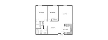 2 Bedroom 1 Bathroom