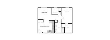 2 Bed 1 Bath